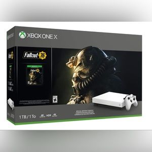 Xbox One X Fallout 76 Bundle (White)